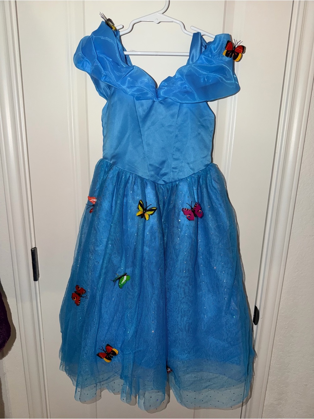 Blue Butterfly Kids Costume Dress